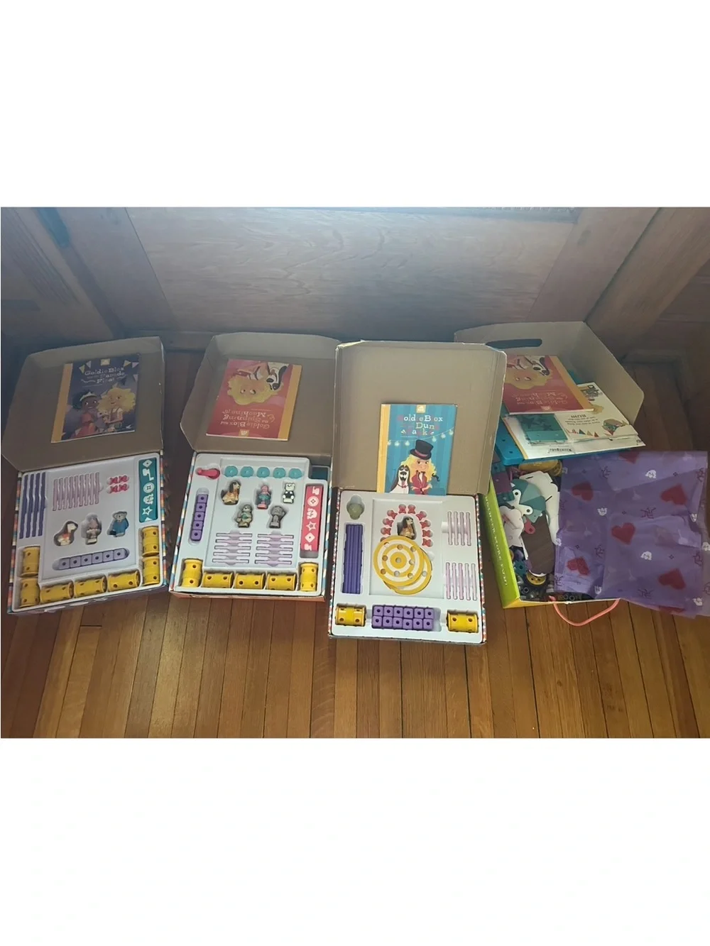 GoldieBlox Kids Activity Bundle - Colorful STEM Craft and Building Sets